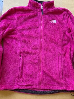 The North Face Magenta Plush Fleece Pullover